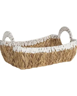Beliani Set di 3 cestini CAMPHA Vimini Naturale