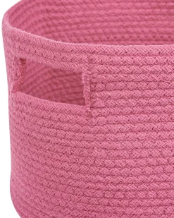Sale Beliani Set di 2 cestini CHINIOT Cotone Fucsia Rosa