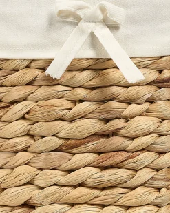 Sale Beliani Set di 2 cestini DANANG Vimini Naturale 31/61 L Beige Naturale