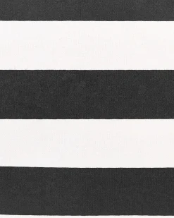 Sale Beliani Set di 3 cestini DARQAB Cotone Nero/Bianco Bianco Nero