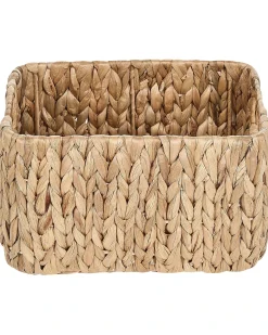 Best Beliani Set di 3 cestini HANOI Vimini Naturale Beige Naturale