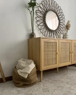 Hot Beliani Set di 2 cestini KAELLA Iuta sabbia Beige