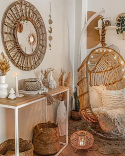 Hot Beliani Set di 2 cestini KAELLA Iuta sabbia Beige