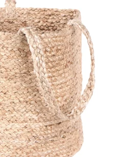 Hot Beliani Set di 2 cestini KAELLA Iuta sabbia Beige