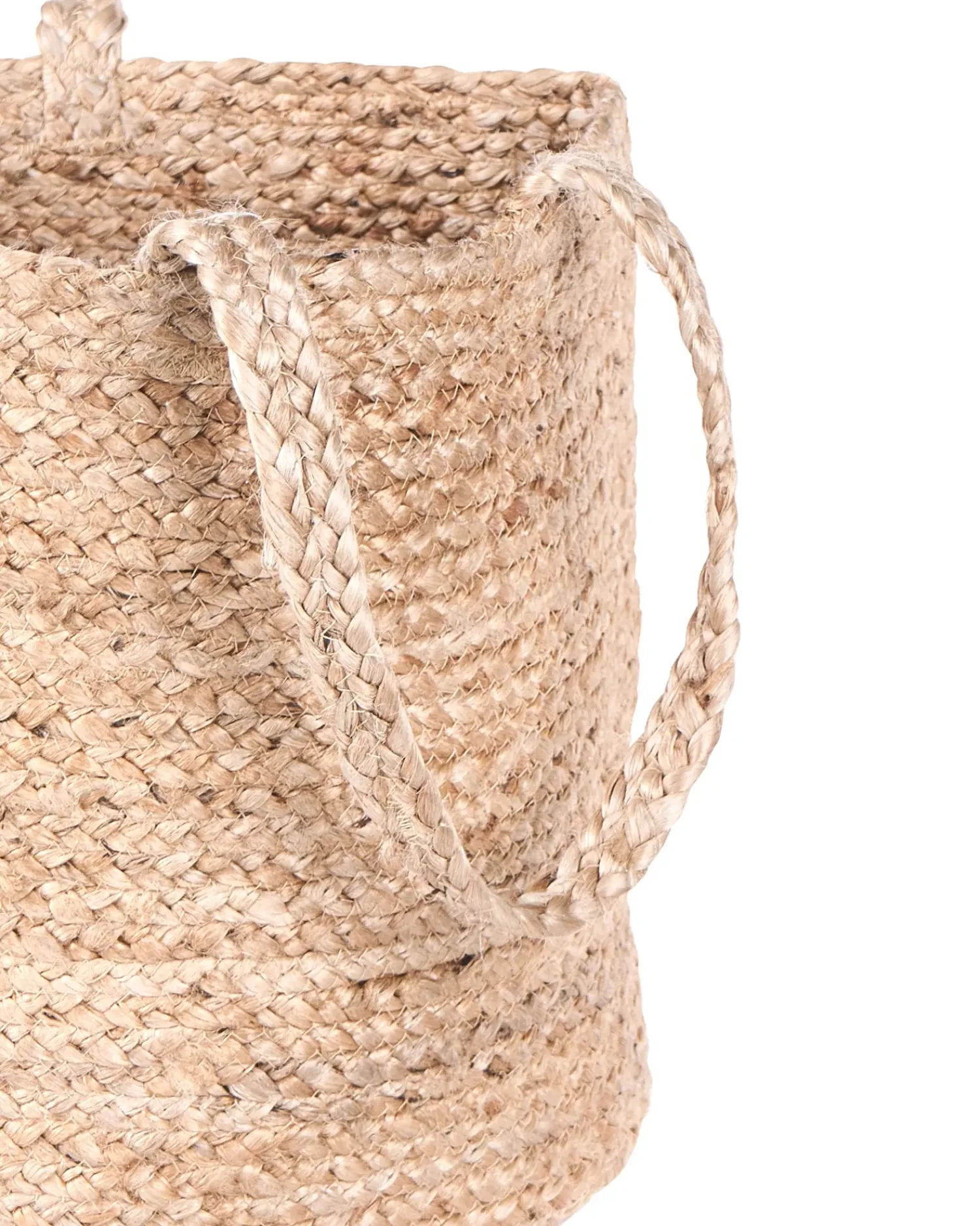 Hot Beliani Set di 2 cestini KAELLA Iuta sabbia Beige