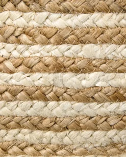Online Beliani Set di 3 cestini KAHU Iuta Naturale Beige Naturale