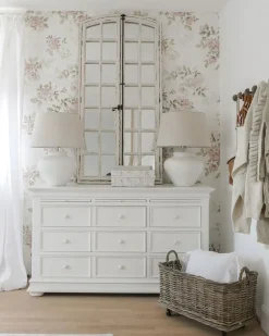 Outlet Beliani Set di 2 cestini KITIM con ruote Rattan Naturale