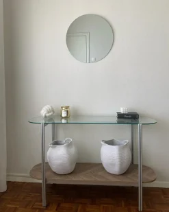 Clearance Beliani Set di 2 cestini PANJGUR Cotone Bianco
