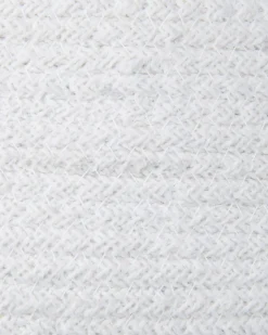 Clearance Beliani Set di 2 cestini PANJGUR Cotone Bianco