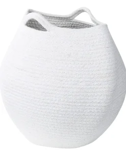 Clearance Beliani Set di 2 cestini PANJGUR Cotone Bianco