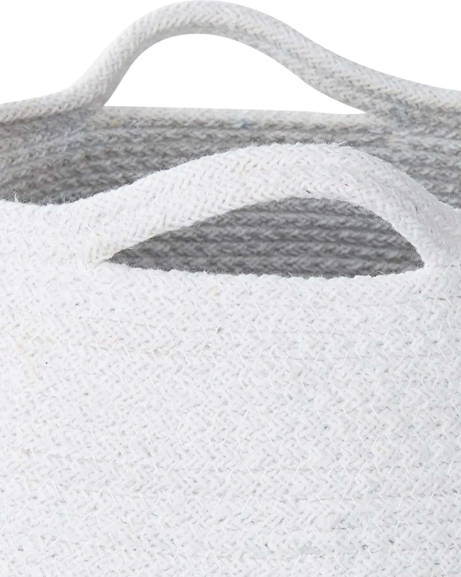 Clearance Beliani Set di 2 cestini PANJGUR Cotone Bianco