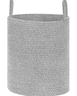 Outlet Beliani Set di 2 cestini SARYK Cotone Grigio