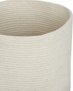 Best Beliani Set di 2 cestini SILOPI Cotone sporco Bianco