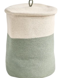 Beliani SILOPI Cotone Beige chiaro/Verde Beige Verde