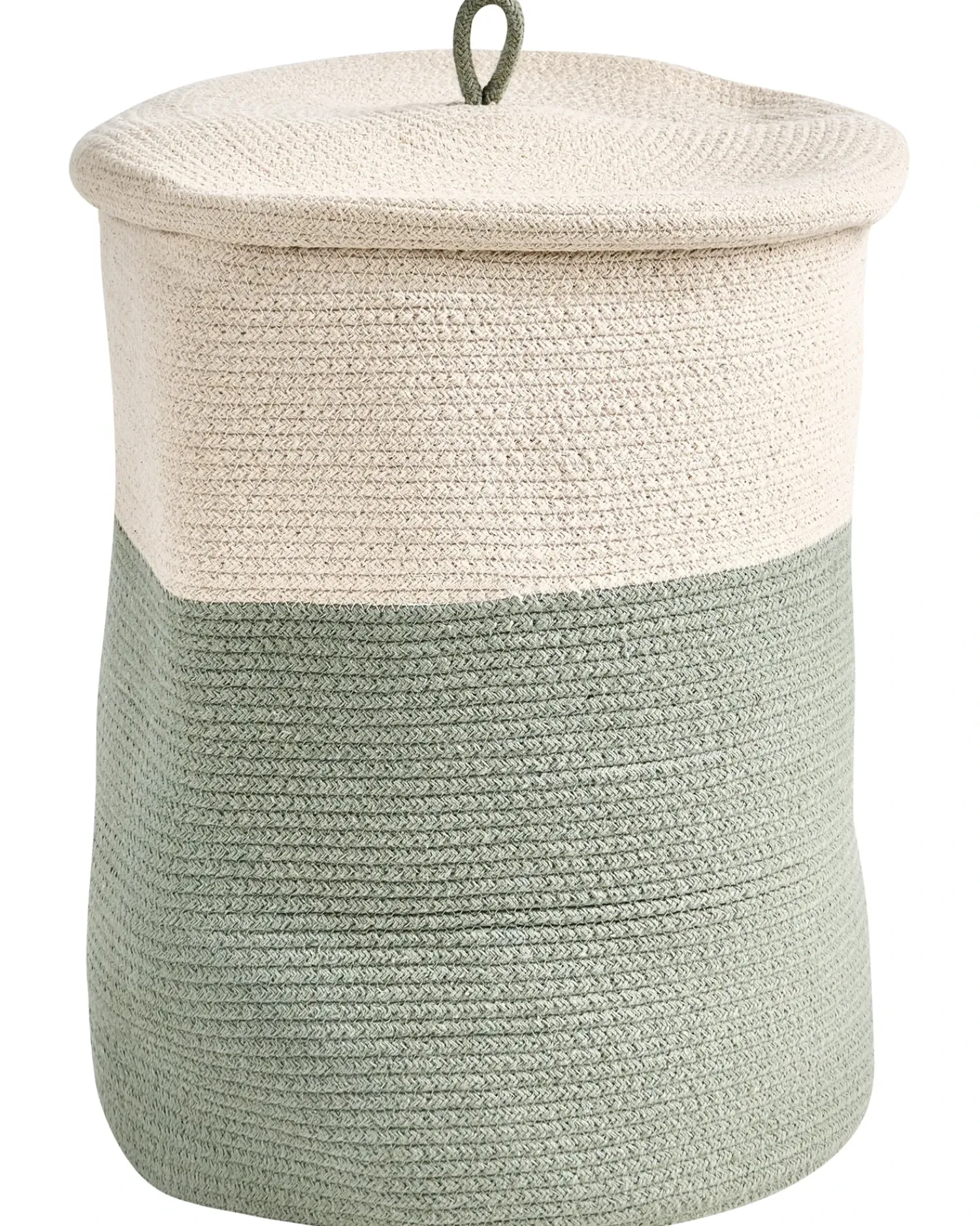 Beliani SILOPI Cotone Beige chiaro/Verde Beige Verde