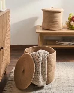 Outlet Beliani SILOPI Cotone Beige
