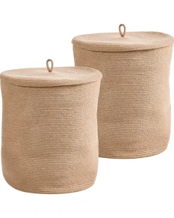 Outlet Beliani SILOPI Cotone Beige