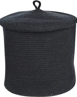 Sale Beliani Set di 2 cestini SILOPI Cotone Nero