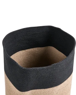 Hot Beliani SILOPI Cotone Nero/Beige Beige Nero