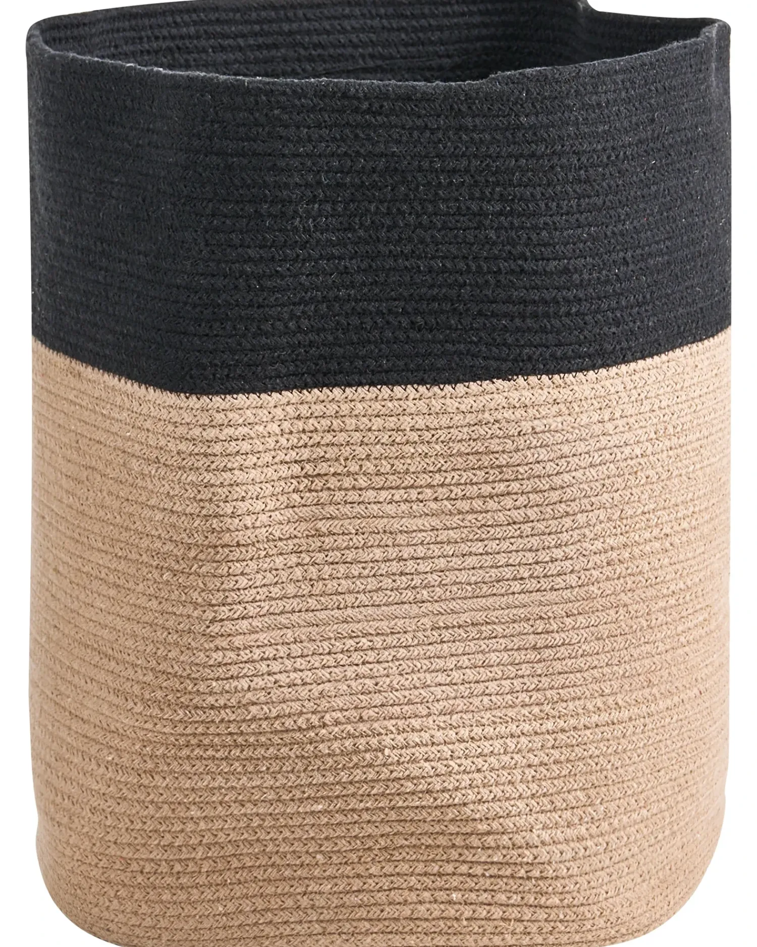 Hot Beliani SILOPI Cotone Nero/Beige Beige Nero
