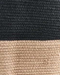 Hot Beliani SILOPI Cotone Nero/Beige Beige Nero
