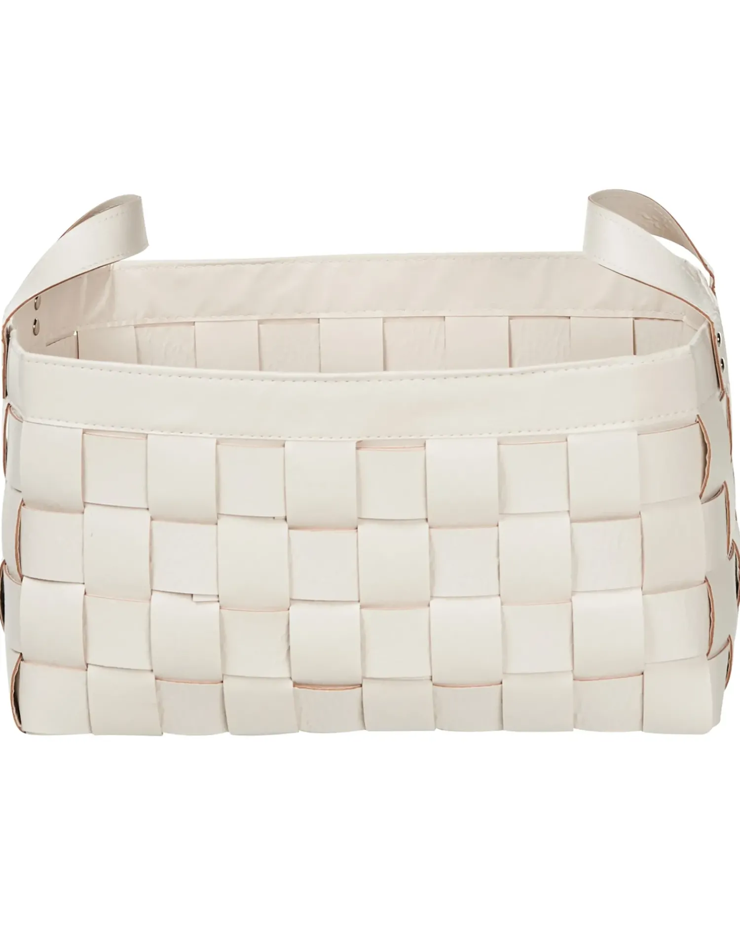 Hot Beliani Set di 2 cestini SIPPAR Pelle sintetica Beige