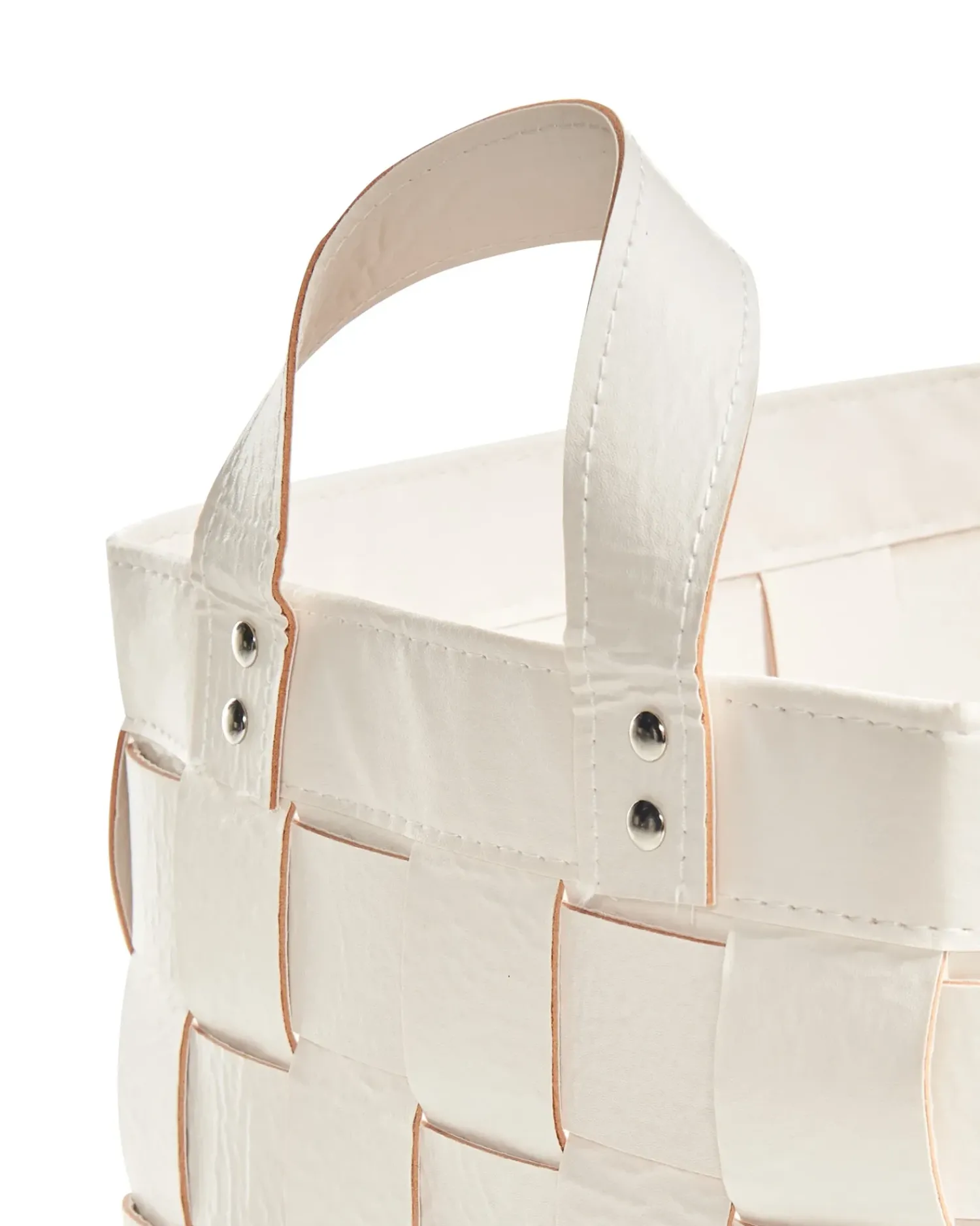 Hot Beliani Set di 2 cestini SIPPAR Pelle sintetica Beige