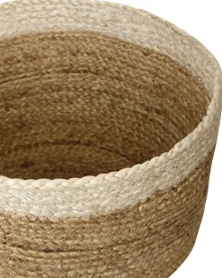 Online Beliani Set di 3 cestini TAJORI Iuta Naturale Beige Naturale