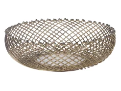 New Beliani Set di 2 ciotole decorative BALIUNG Metallo Oro