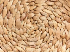 Discount Beliani Set di 2 ciotole decorative DALAT Vimini Naturale Beige Naturale