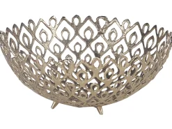 Clearance Beliani Set di 2 ciotole decorative GROGOL Metallo Oro