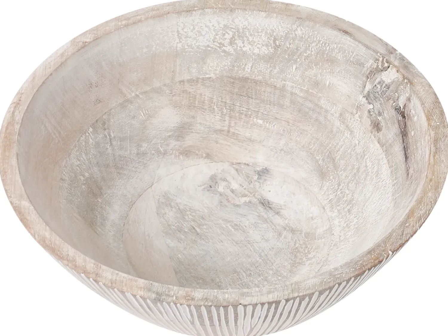 Outlet Beliani Set di 2 ciotole decorative SIWA Legno di mango chiaro Marrone