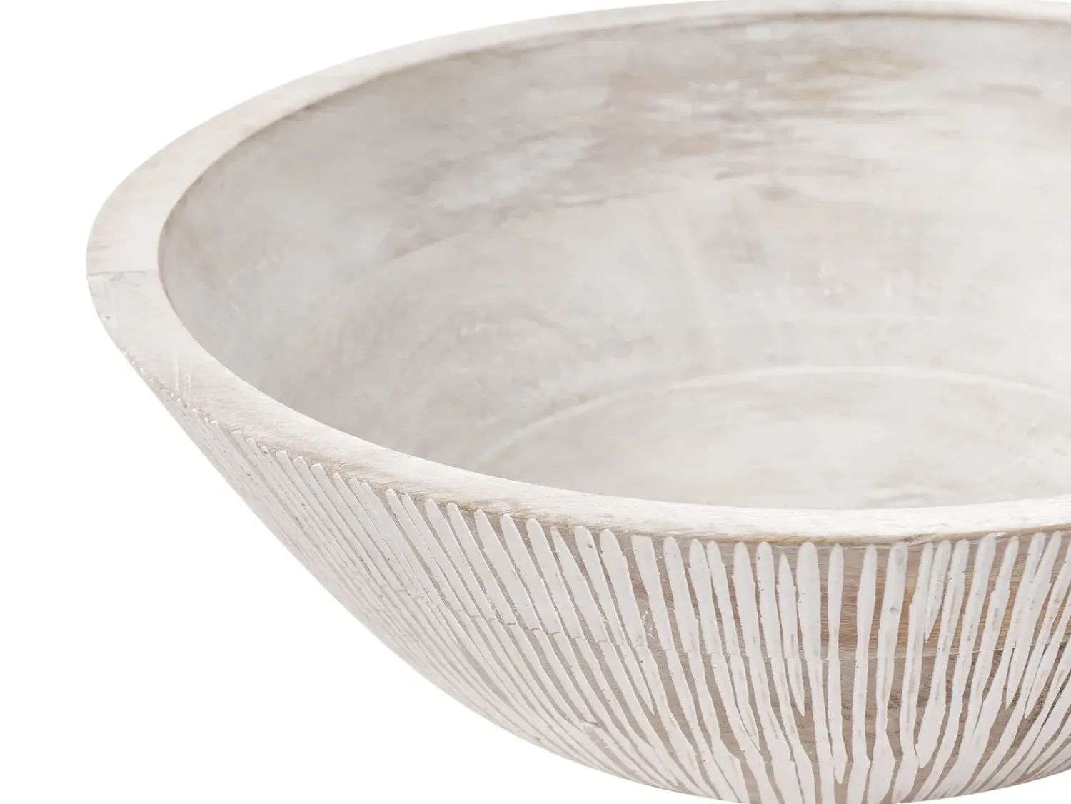 Outlet Beliani Set di 2 ciotole decorative SIWA Legno di mango chiaro Marrone