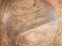 Beliani Set di 2 ciotole decorative SOHAG Legno di mango Marrone