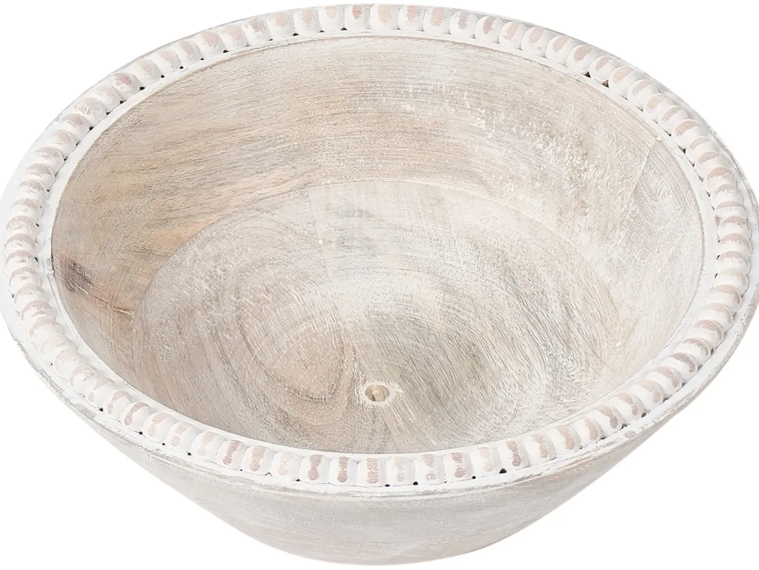 Sale Beliani Set di 3 ciotole decorative TANTA Legno di mango chiaro Marrone