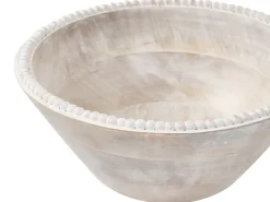 Sale Beliani Set di 3 ciotole decorative TANTA Legno di mango chiaro Marrone