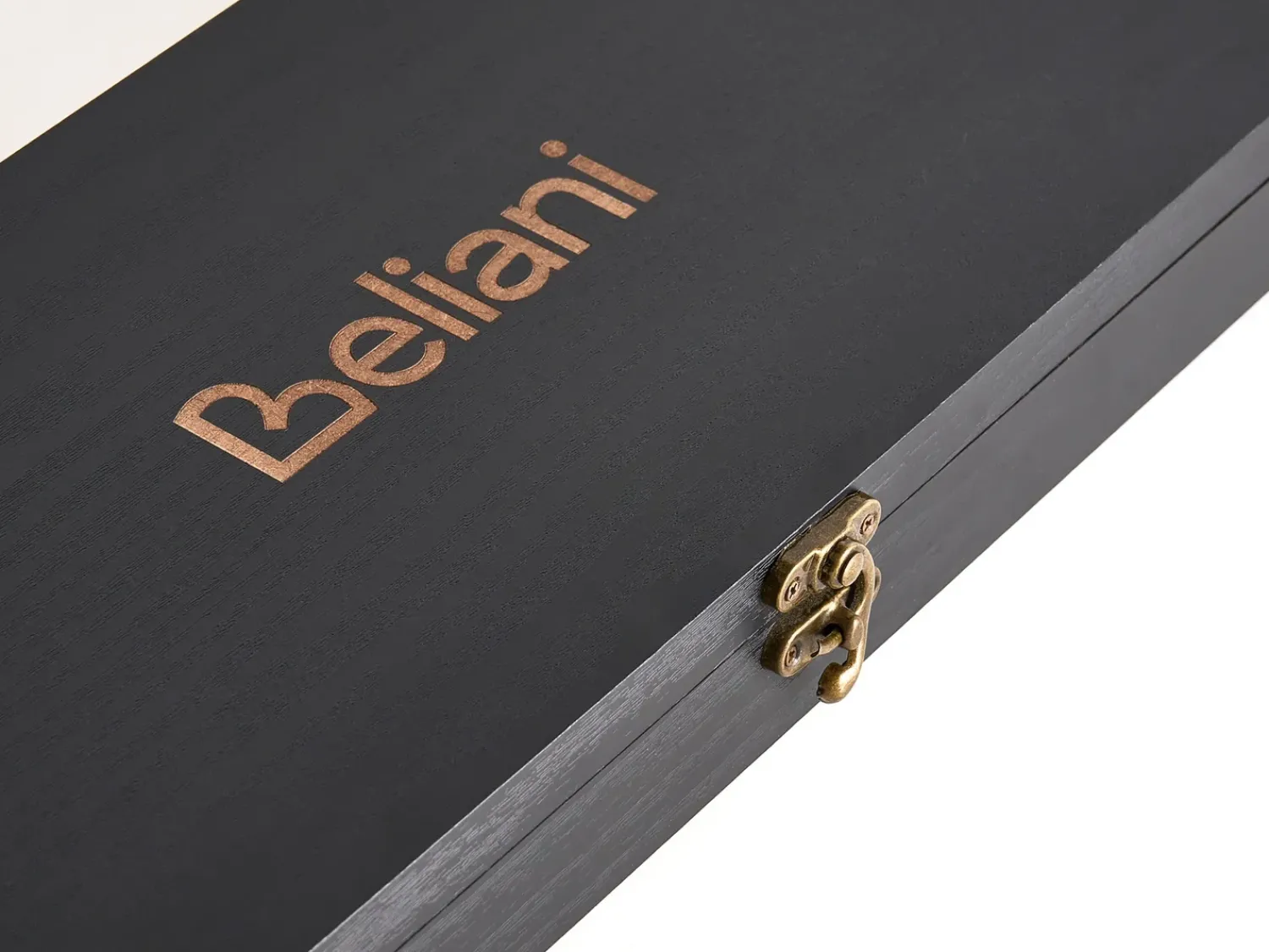 Hot Beliani Set di 3 coltelli Acciaio Damasco KASHIWA Marrone