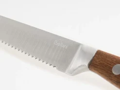 Best Beliani Set di 6 coltelli da bistecca NAGANO Marrone