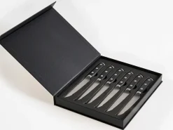 Outlet Beliani Set di 6 coltelli da bistecca TOYAMA Nero