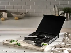 Outlet Beliani Set di 6 coltelli da bistecca TOYAMA Nero