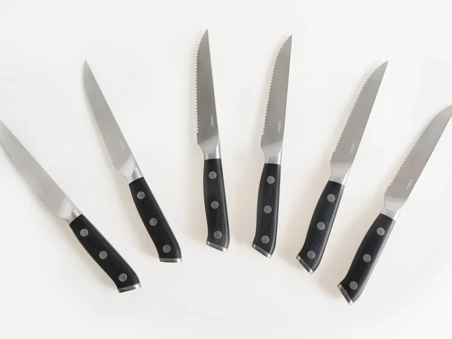 Outlet Beliani Set di 6 coltelli da bistecca TOYAMA Nero