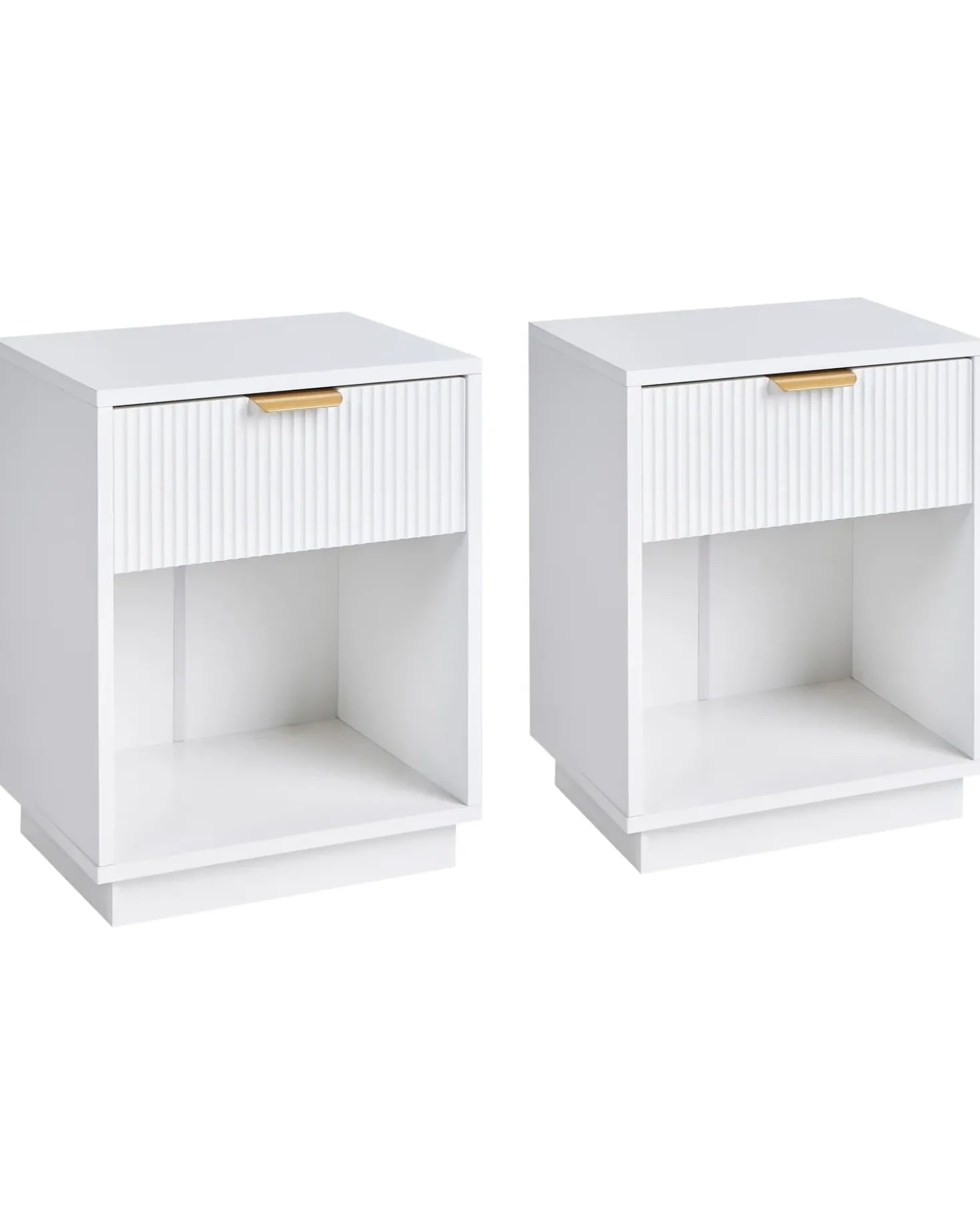 Set di 2 comodini SUMMERVILLE Bianco