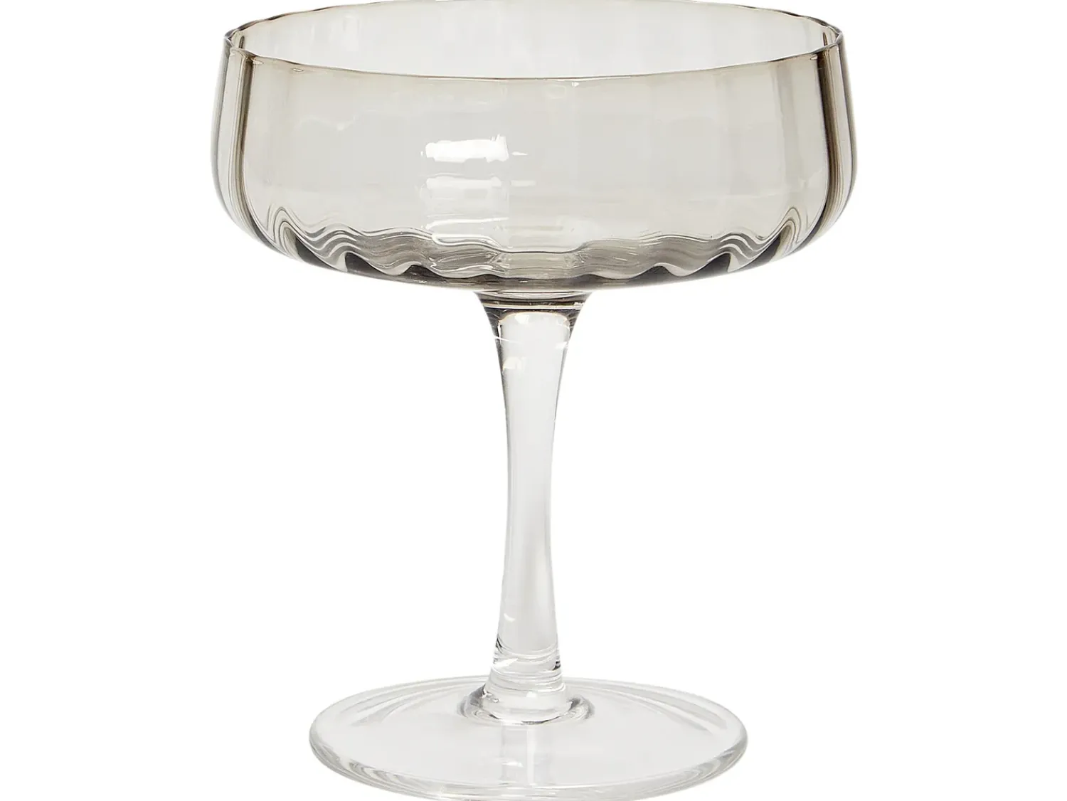 Beliani QUARTZ 170 ml Grigio Trasparente Grigio
