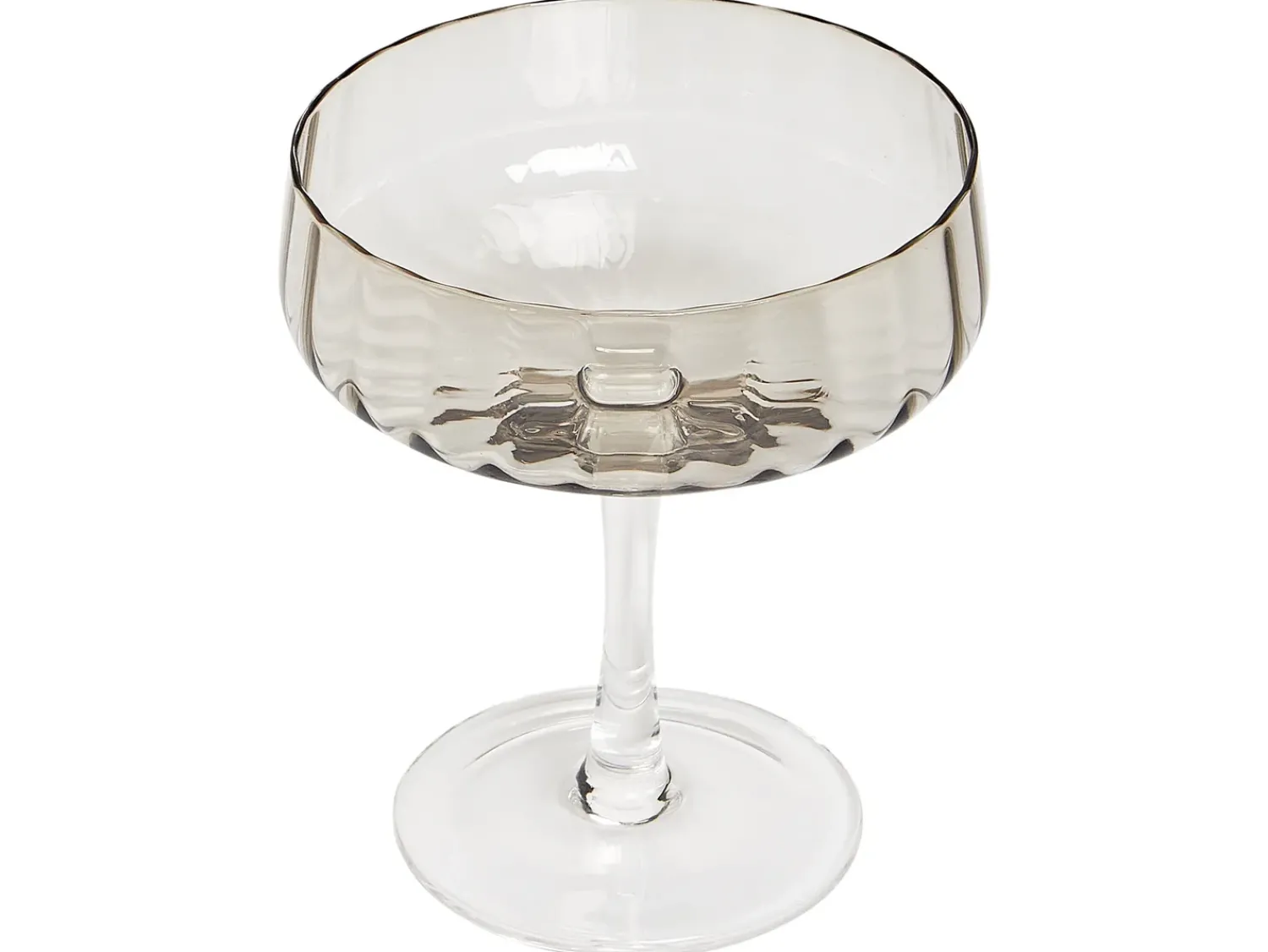 Beliani QUARTZ 170 ml Grigio Trasparente Grigio