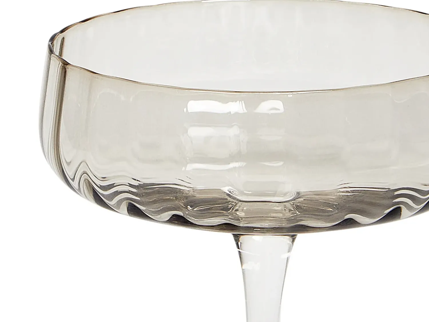 Beliani QUARTZ 170 ml Grigio Trasparente Grigio