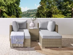 Sale Beliani Set di copricuscini per esterni NOTO Grigio