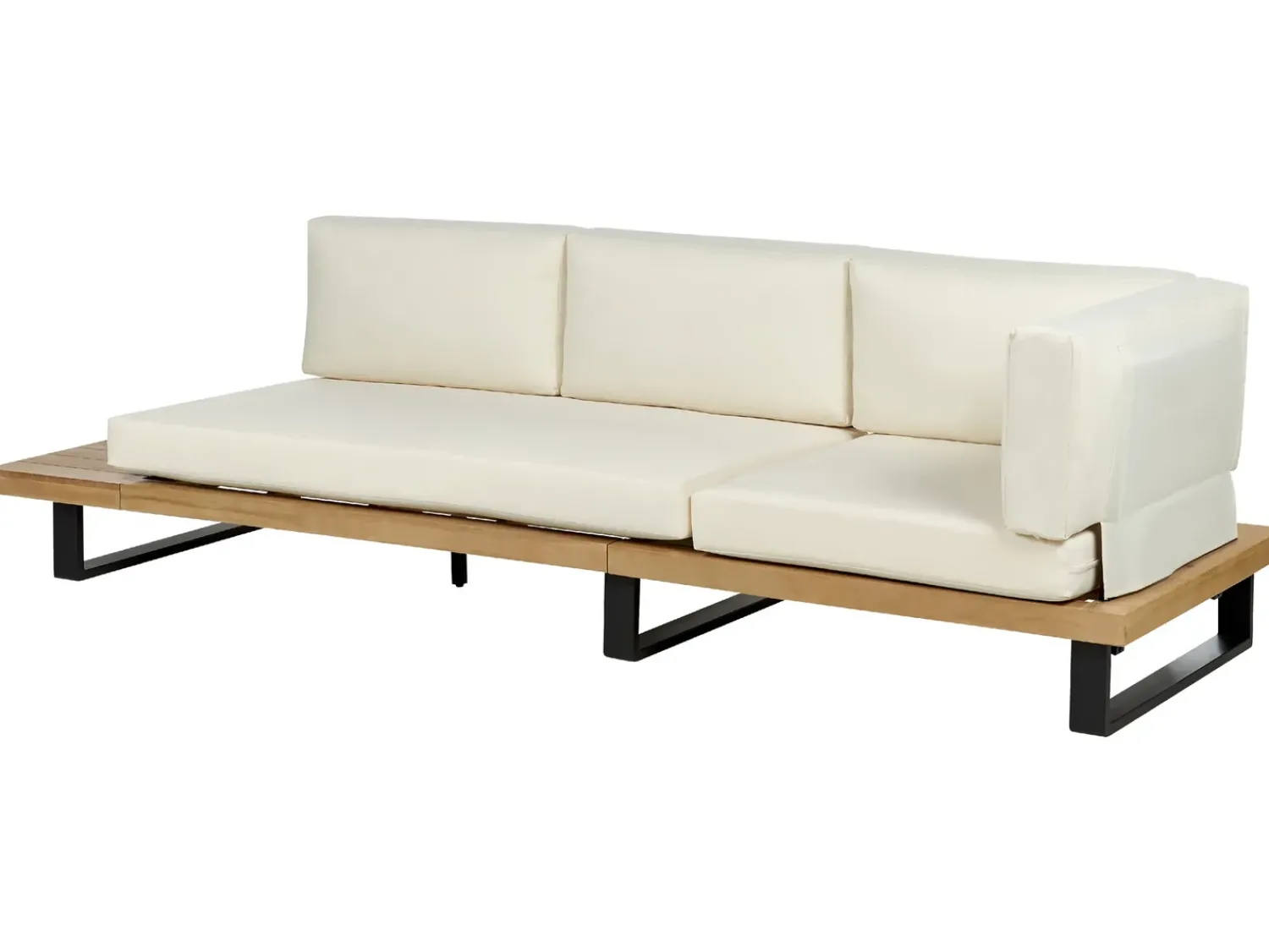 Clearance Beliani Set di copricuscini per esterni MYKONOS sporco Bianco