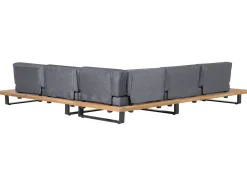 Best Beliani Set di copricuscini per esterni MYKONOS Grigio