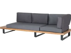 Best Beliani Set di copricuscini per esterni MYKONOS Grigio