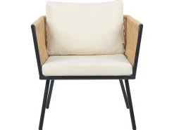 Beliani Set di copricuscini per esterni GARGANO chiaro Beige